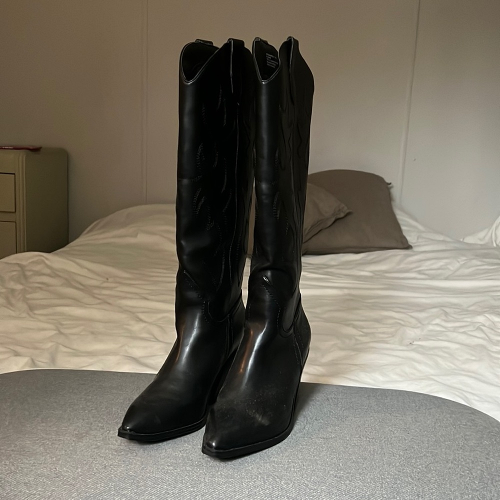 Tall Steve Madden cowboy boots